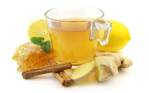 honey and ginger cinnamon and lemon to increase potency