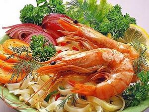 shrimp with herbs to increase potency